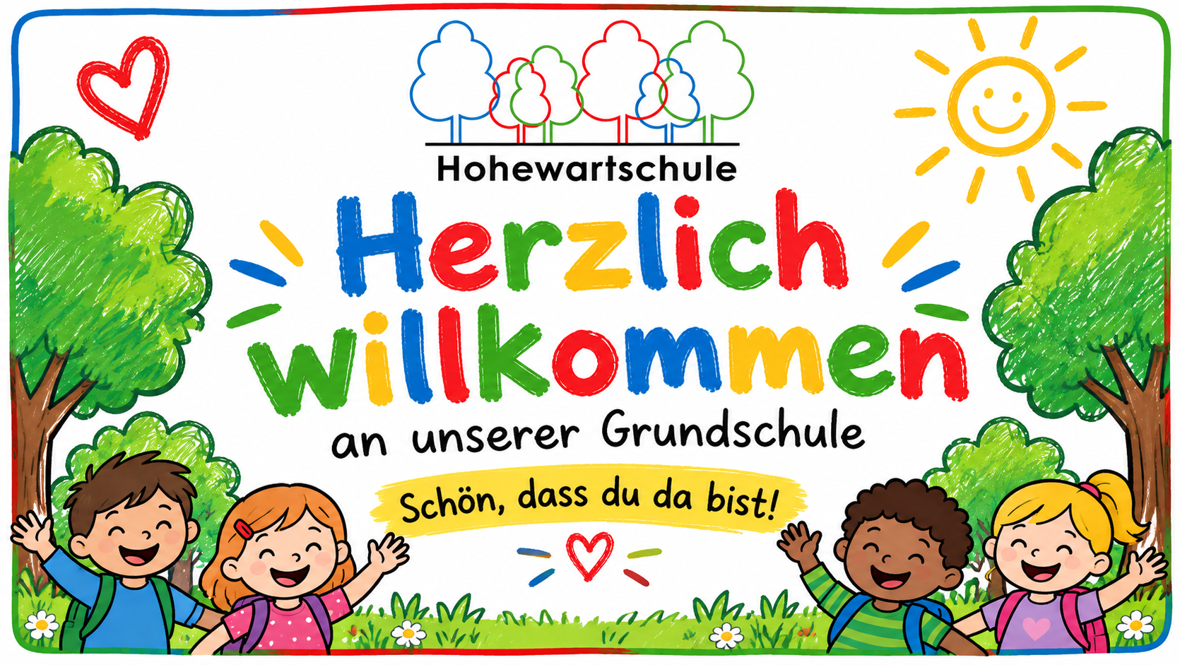 Willkommensschild
